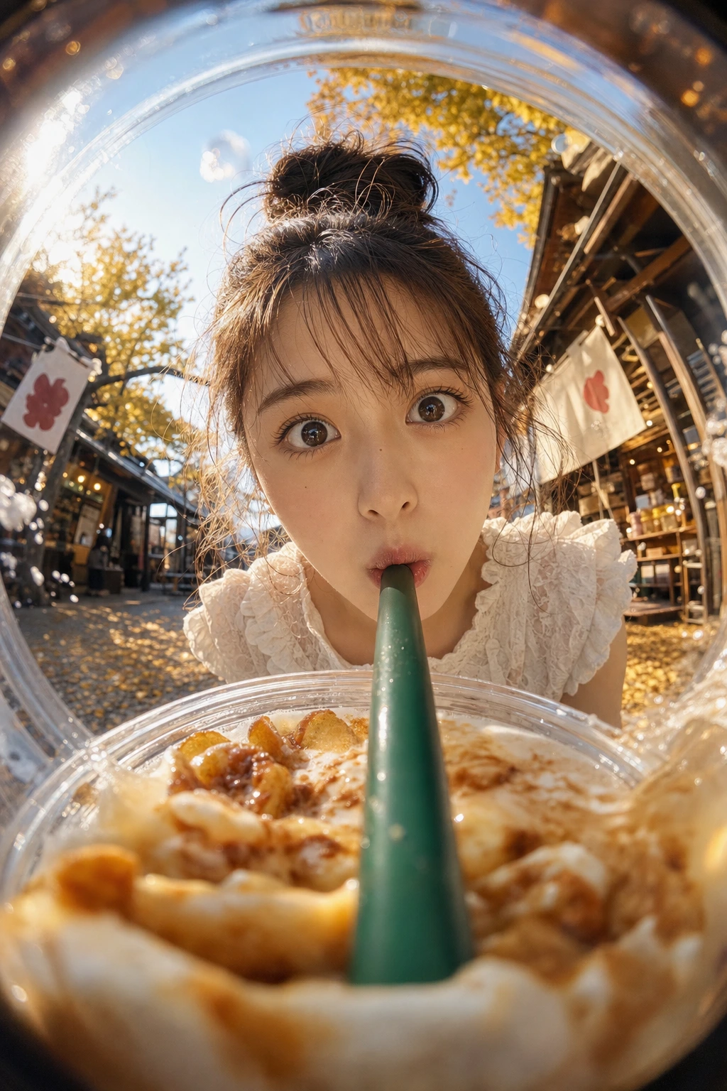 日系夏日饮品广告