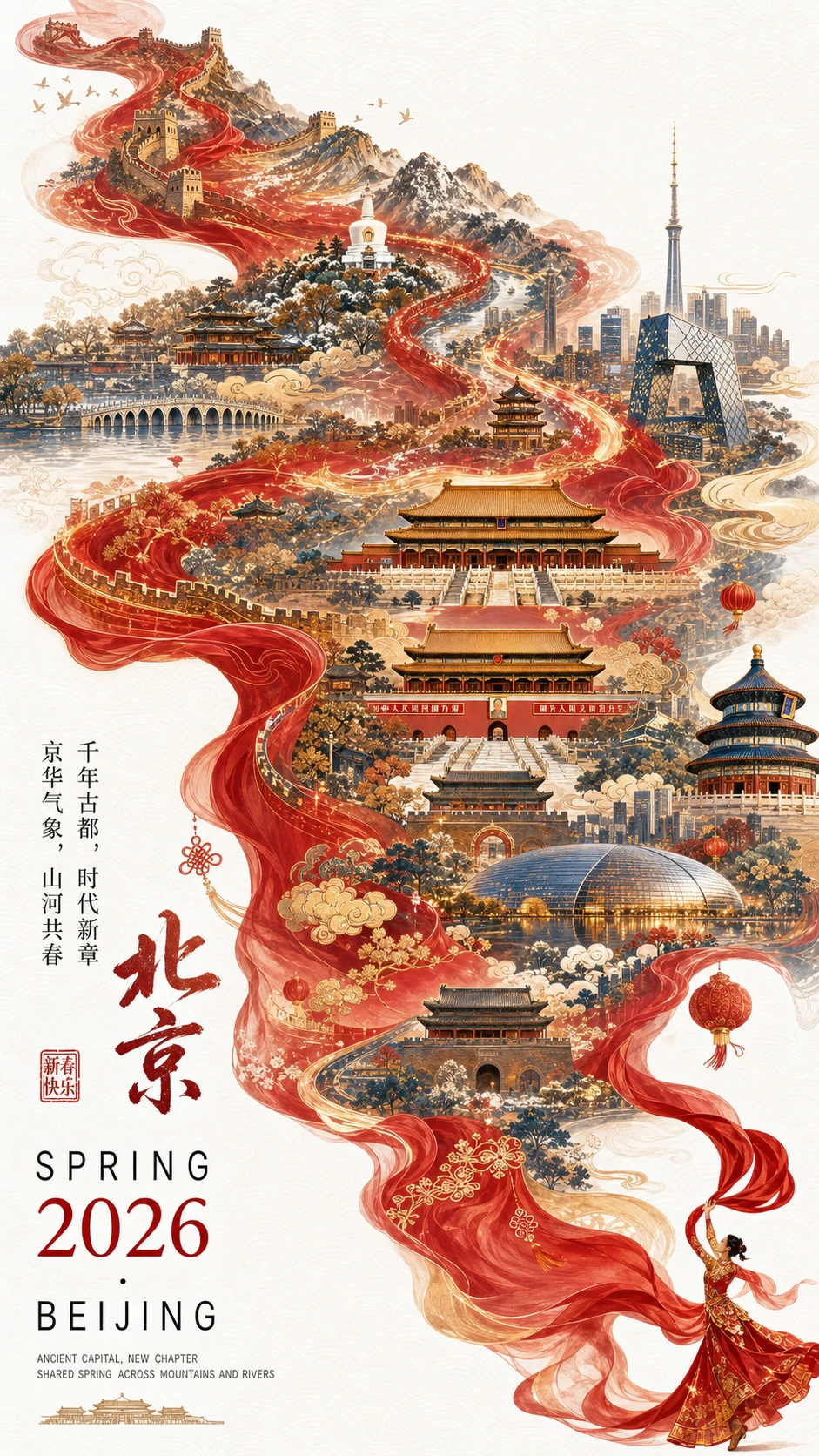 城市新春宣传海报