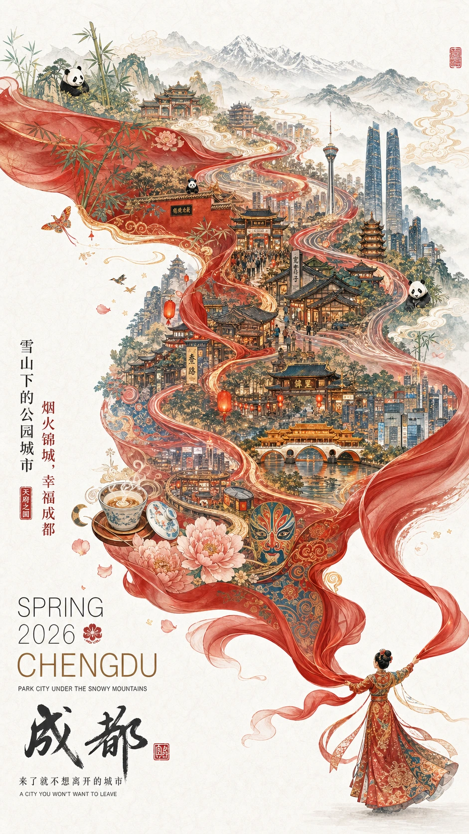 城市新春宣传海报