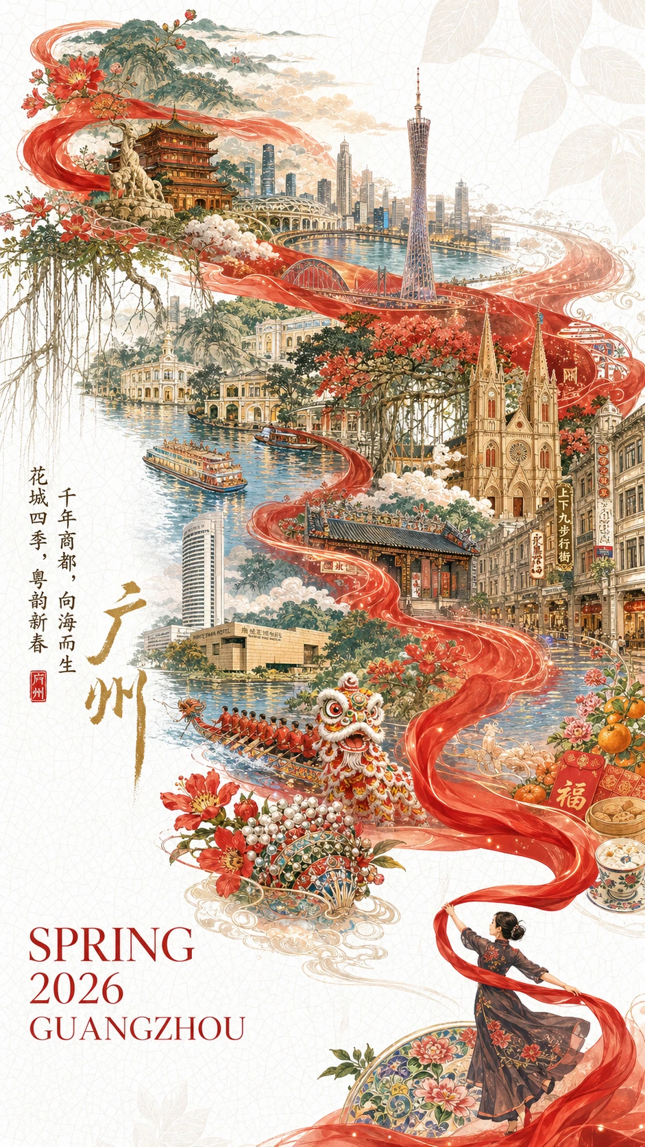 城市新春宣传海报