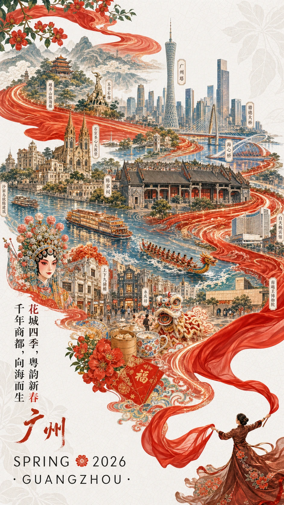 城市新春宣传海报