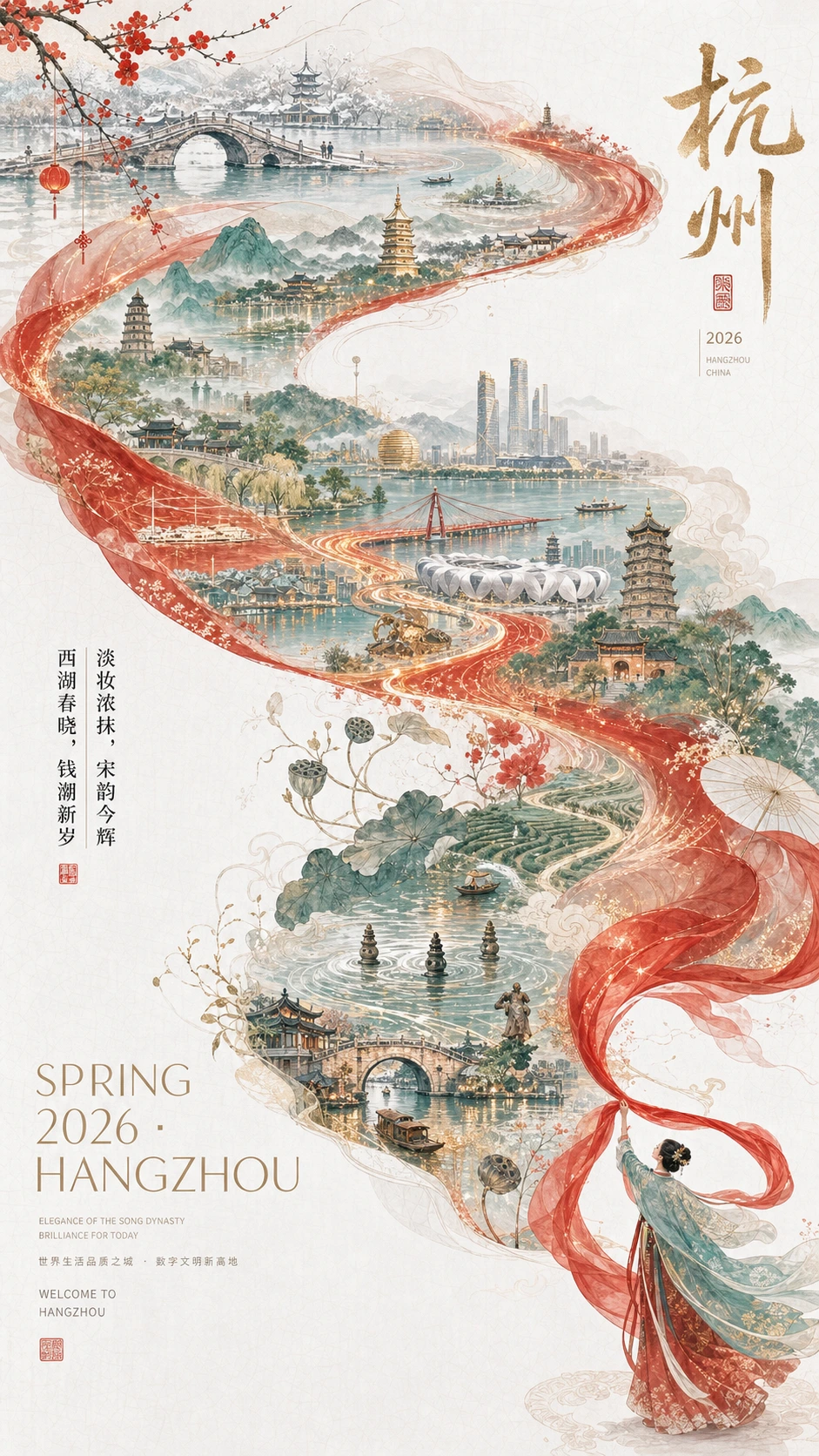 城市新春宣传海报