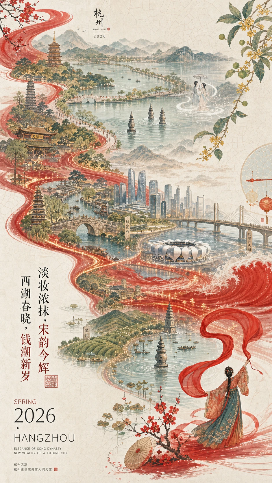 城市新春宣传海报