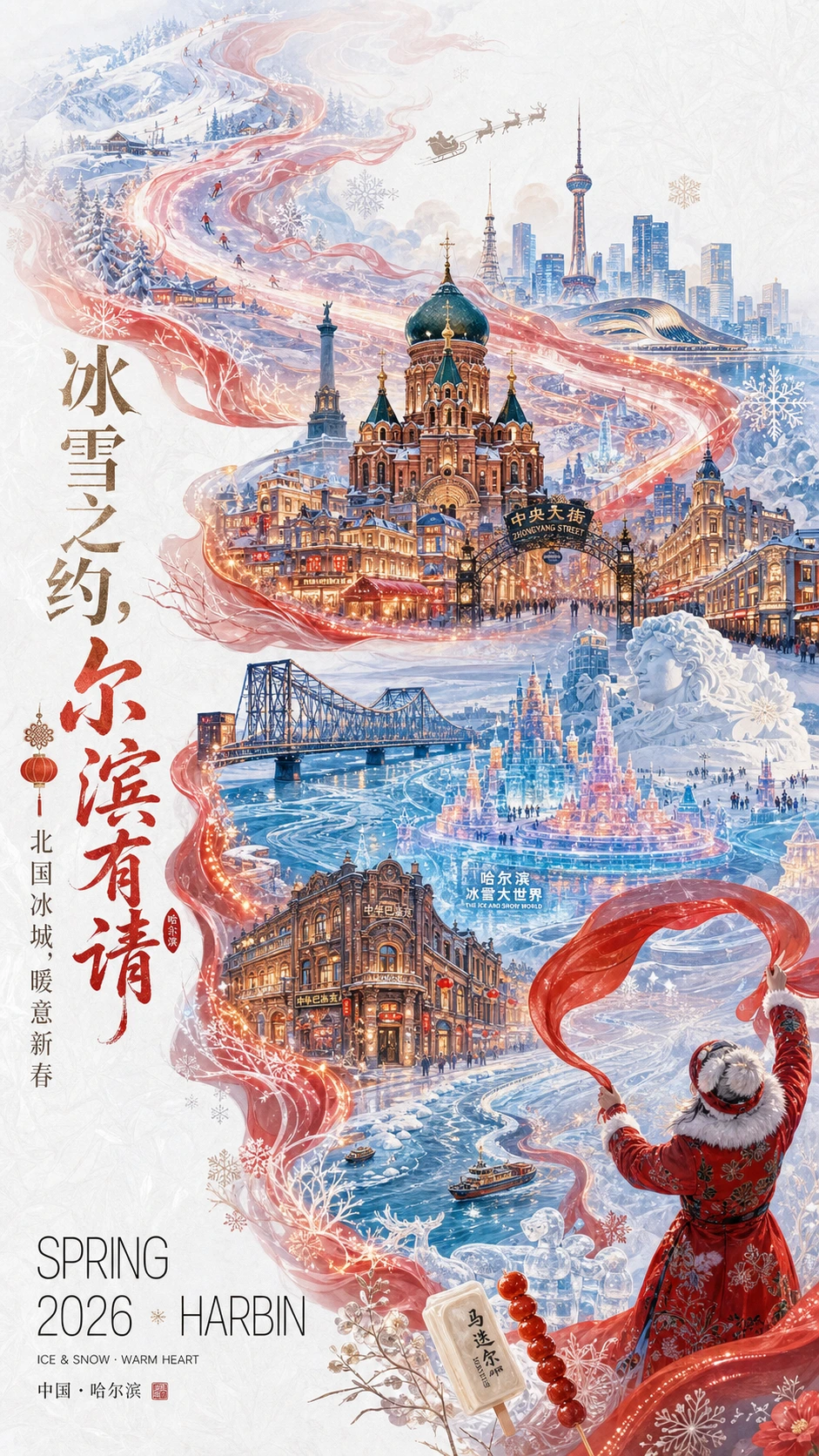 城市新春宣传海报