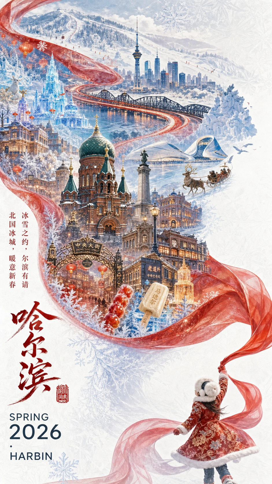 城市新春宣传海报