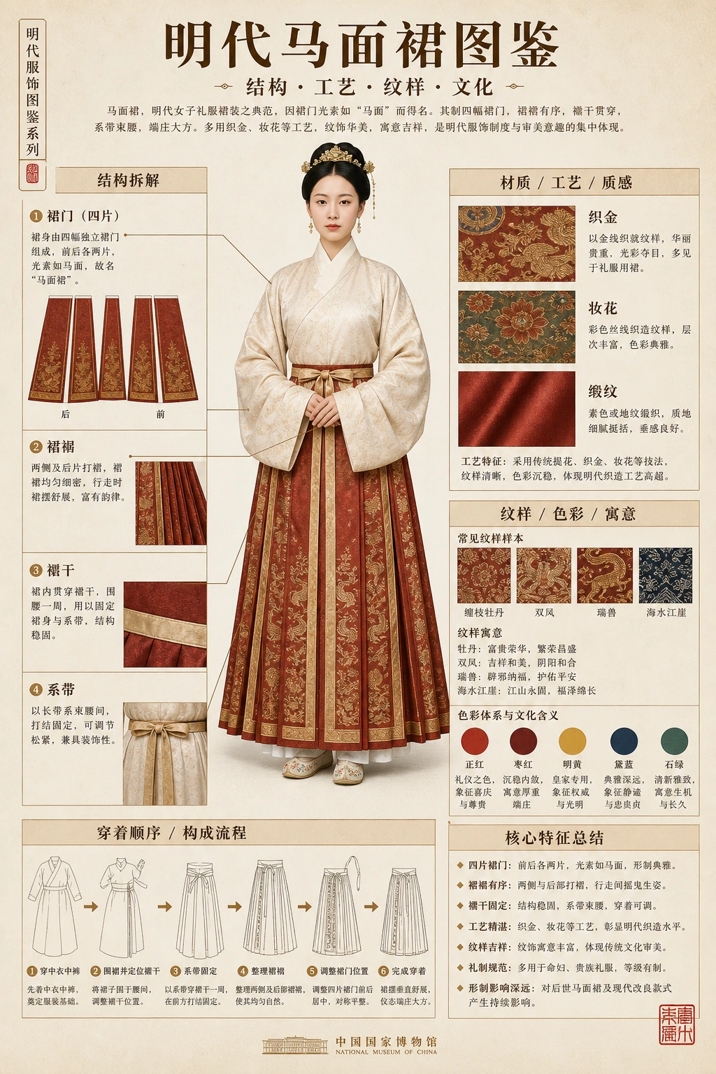 博物馆图鉴拆解信息图