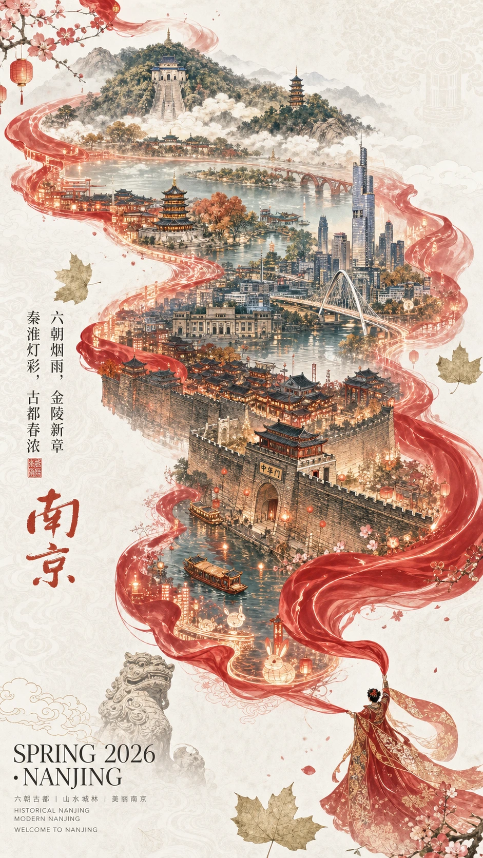 城市新春宣传海报