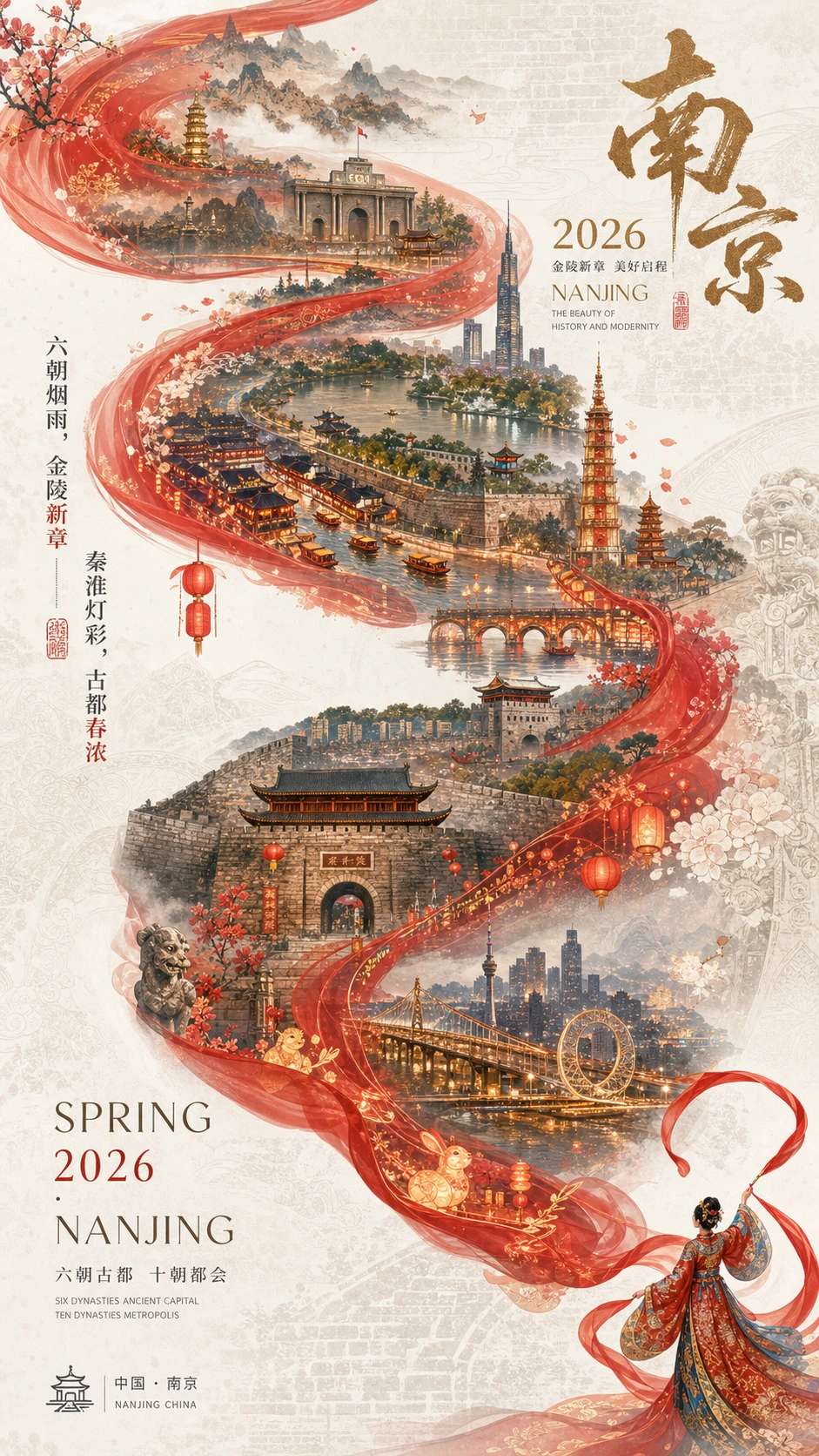 城市新春宣传海报