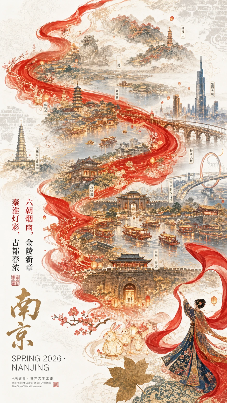 城市新春宣传海报