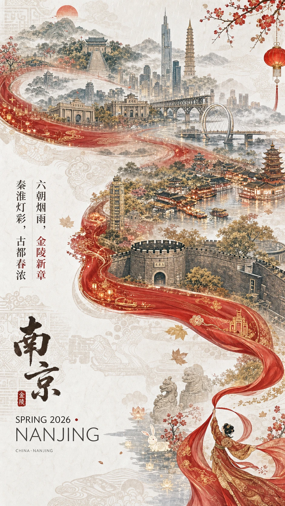城市新春宣传海报