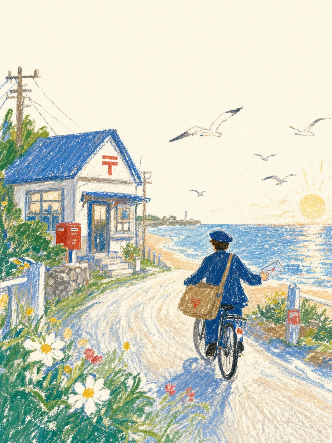 海边邮局与清晨信件