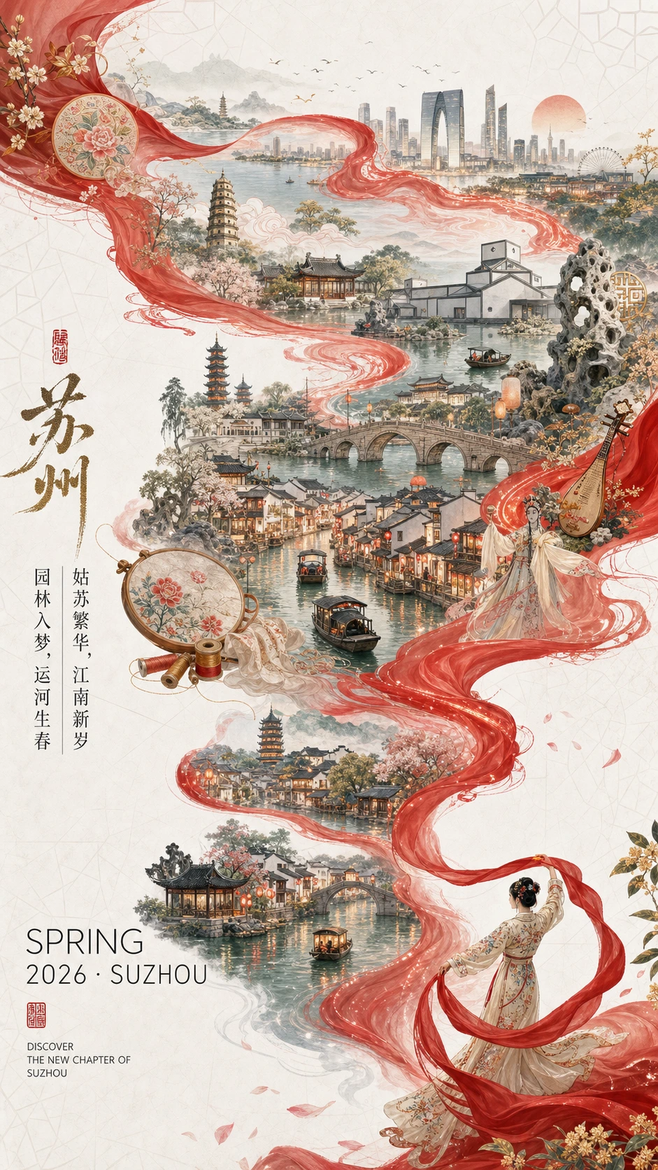 城市新春宣传海报