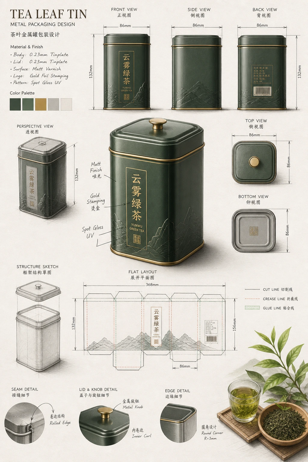 工业设计包装图纸