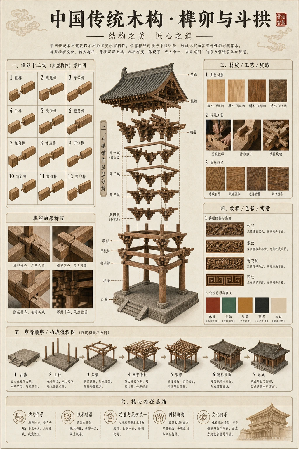 博物馆图鉴拆解信息图