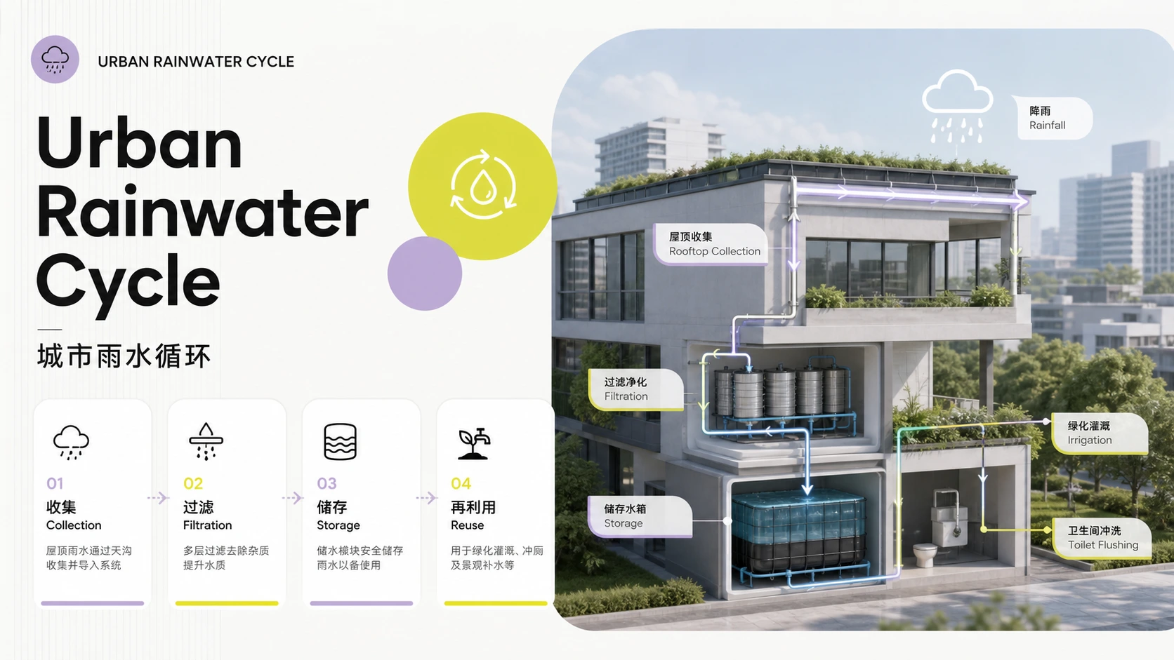 城市雨水循环
