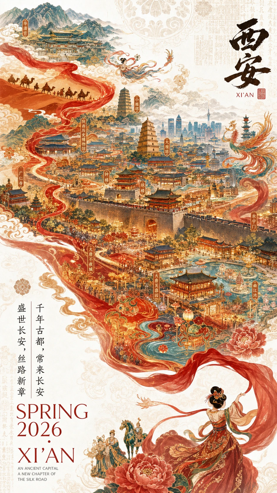 城市新春宣传海报