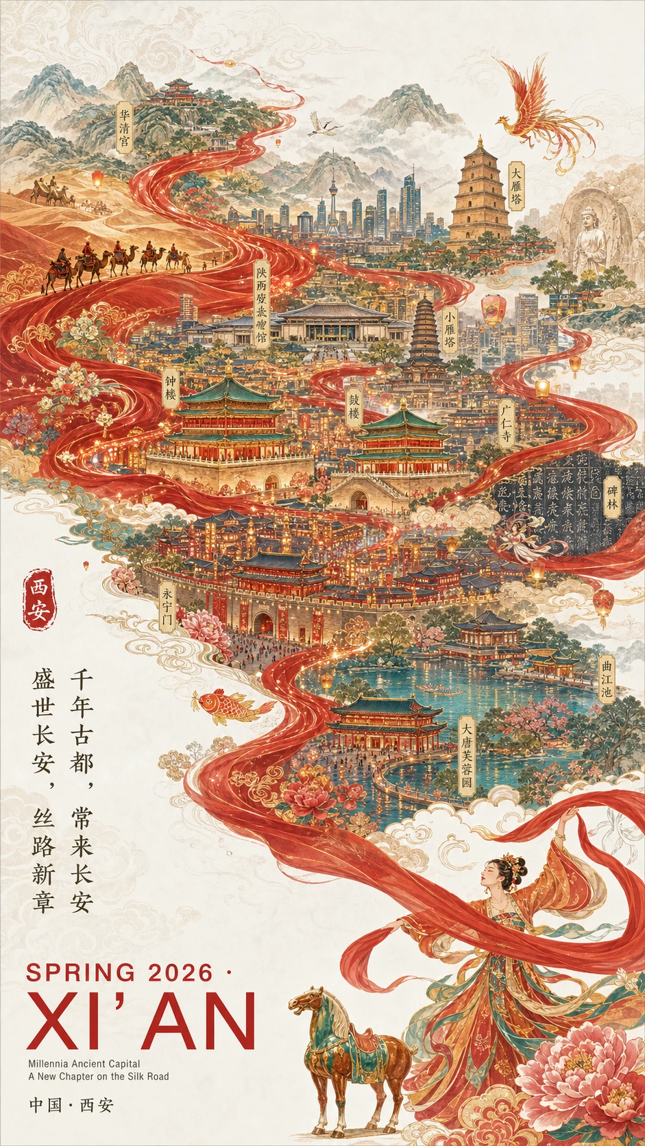 城市新春宣传海报