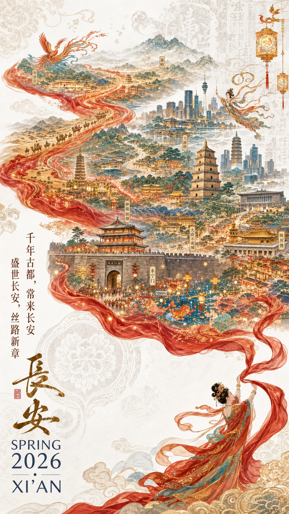 城市新春宣传海报