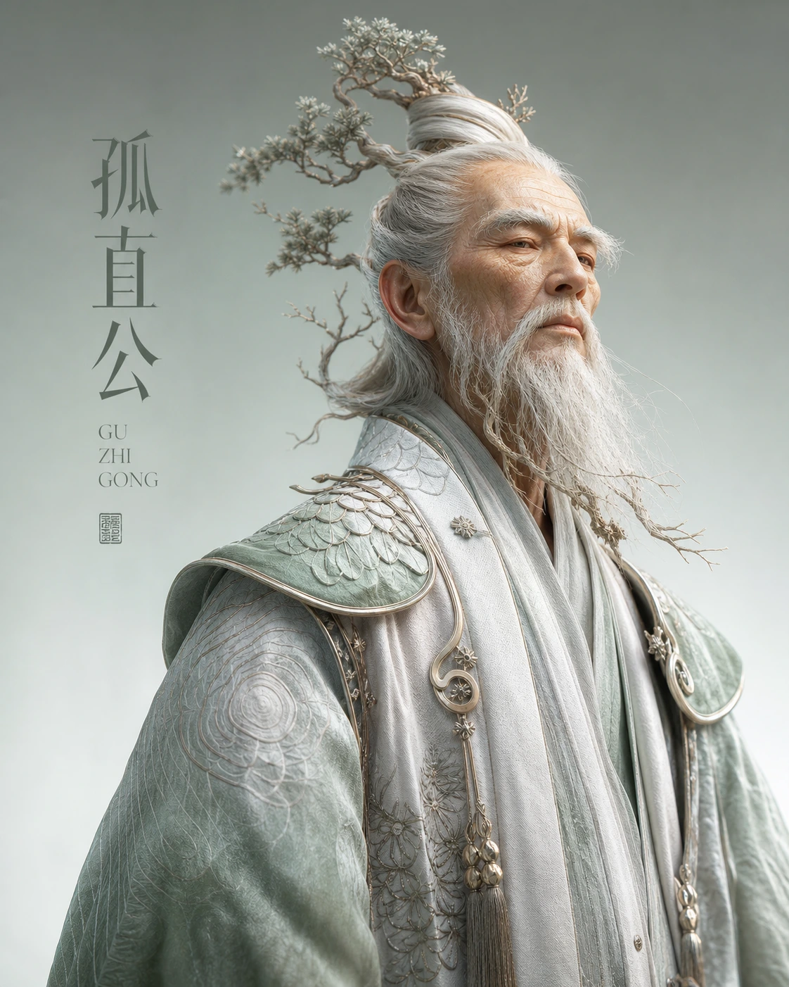 孤直公国风角色海报