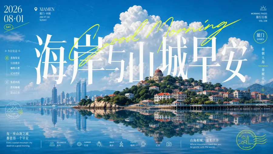 海岸与山城早安