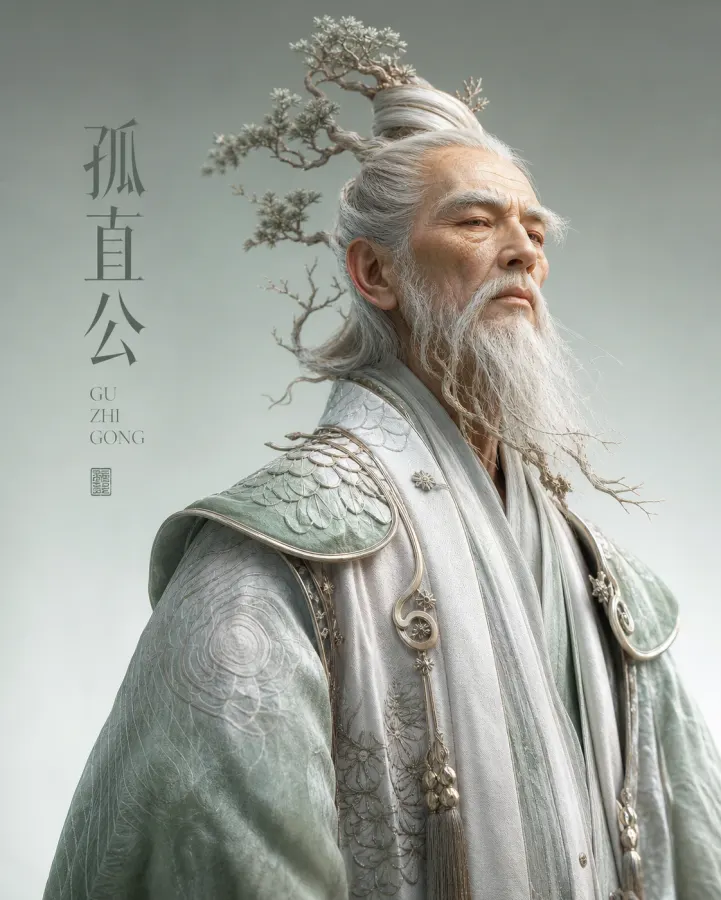 孤直公国风角色海报